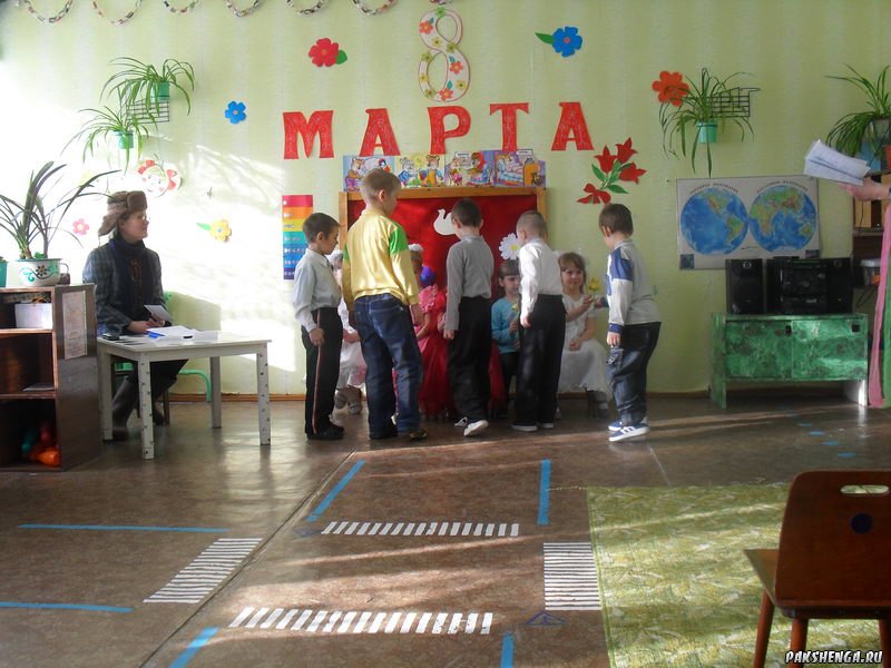 8 марта. В детском саду. 2012 год.